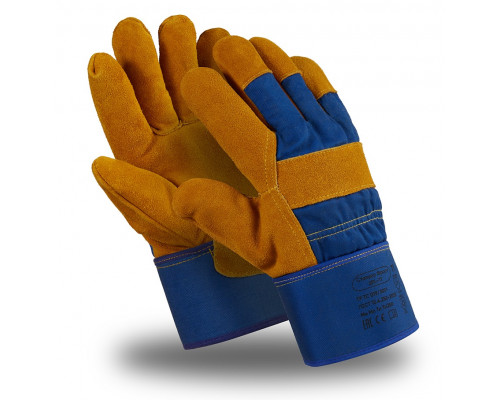 Перчатки Manipula Specialist® Сталкер Фрост (спилок/ткань+иск.мех), SPL-73/WG-791 в Казани